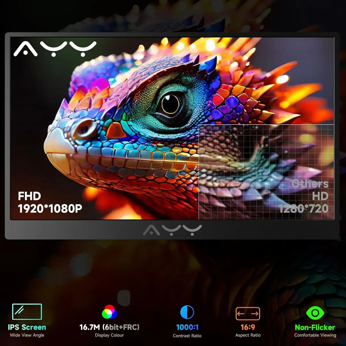 Monitor Portátil 15.6"Full Hd