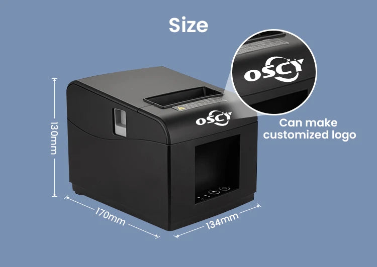 Impresora Térmica POS de 80mm con Cortador Automático (USB / LAN)